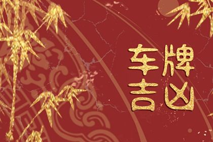 车牌数字与尾号